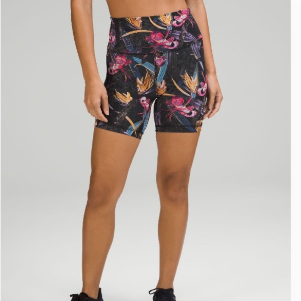 Lululemon Wunder Train High-Rise 6” — Veiled Floral